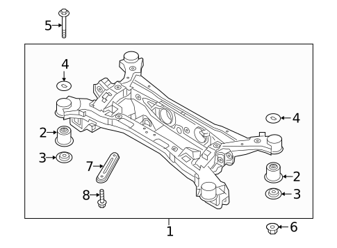 Suspension Mounting for 2019 Kia Sorento #2