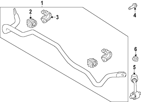 Stabilizer Bar & Components for 2024 Hyundai Kona Electric #2