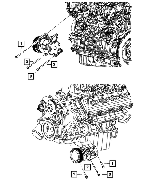 Air Conditioner Compressor and Mounting for 2014 Chrysler 300 #1
