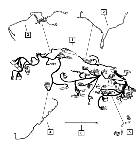 Wiring-Instrument Panel for 2011 Chrysler 300 #0