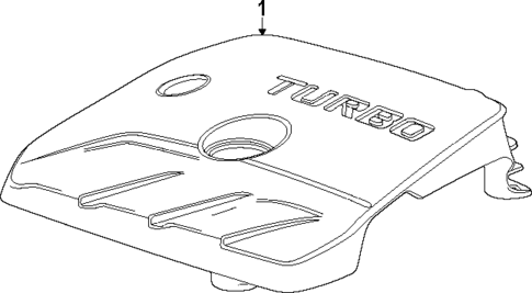 Engine Appearance Cover for 2025 Buick Encore GX #1