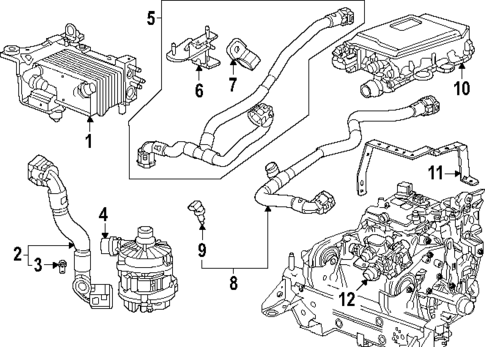 Hoses & Lines for 2025 Cadillac ESCALADE IQ #0