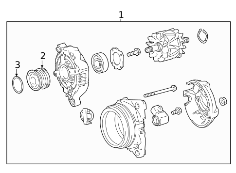 Alternator for 2022 Lexus UX200 #0