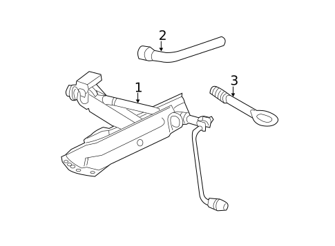 Jack & Components for 2014 Mercedes-Benz E63 AMG S #0
