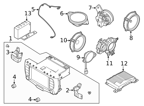 Antenna & Radio for 2025 Kia Soul #1