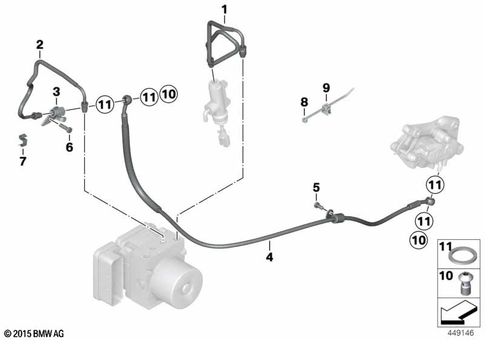 Brake Lines for 2012 BMW-Motorrad K 1300 R #1