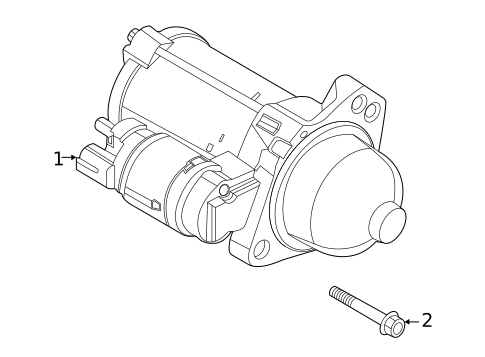 Starter for 2021 Kia Rio #1