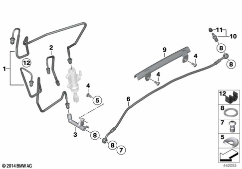 Brake Lines for 2009 BMW-Motorrad R 1200 GS Adventure #1