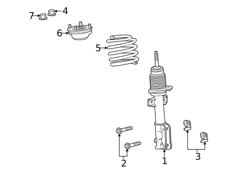 Shocks & Struts for 2010 Ford Mustang #0