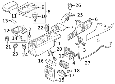 Controls for 2008 Kia Amanti #1