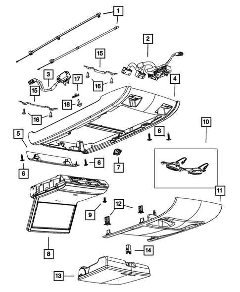 Consoles for 2013 Chrysler Town & Country #5