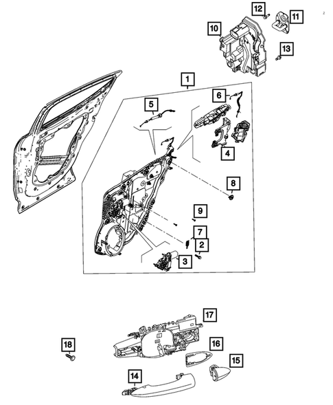 Rear Door for 2023 Dodge Hornet #0