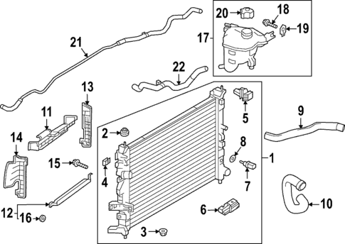 Radiator & Components for 2025 INFINITI QX55 #0