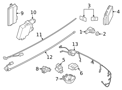 Electrical Components for 2023 BMW X4 #1