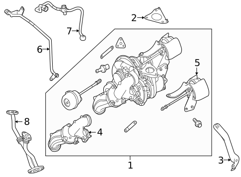 Turbo Charger for 2021 Mercedes-Benz Sprinter 3500XD #0