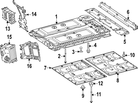 Battery for 2025 Mercedes-Benz EQE SUV AMG® #0