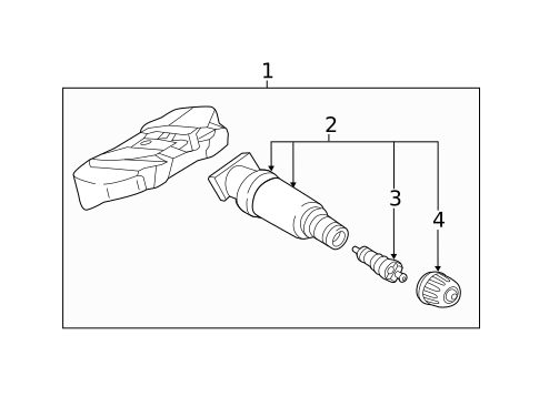 Tire Pressure Monitor Components for 2014 BMW i3 #0