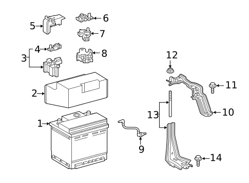 Battery for 2022 Toyota RAV4 #3