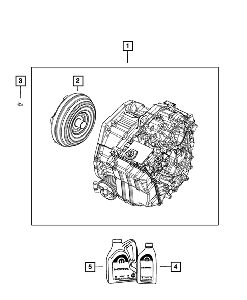 Automatic Transmission / Transaxle and Torque Converter for 2016 Fiat 500 #1