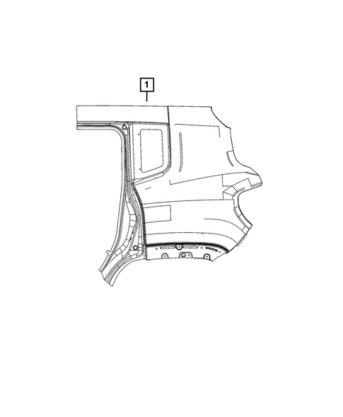 Aperture Panel, Pillar Supports and Cab Back for 2023 Jeep Renegade #4
