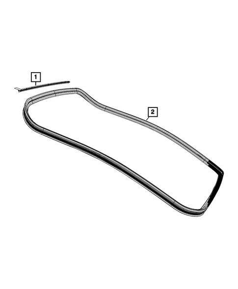 Weatherstrips and Seals for 2025 Dodge Charger Daytona #3