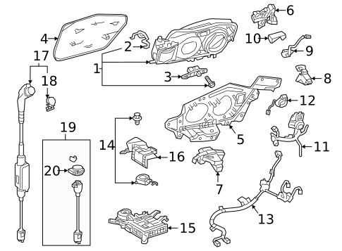 Electrical Components for 2020 Toyota Prius Prime #2