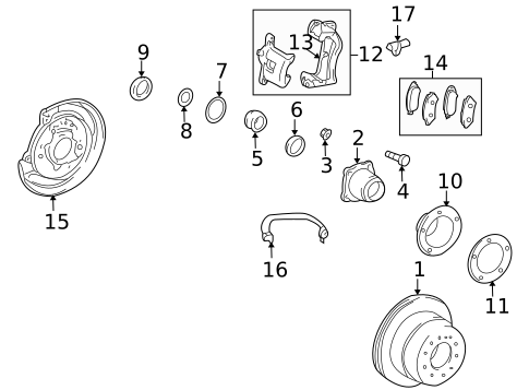 Rear Brakes for 2009 Toyota Land Cruiser #0