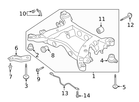 Suspension Mounting for 2025 Lincoln Corsair #0