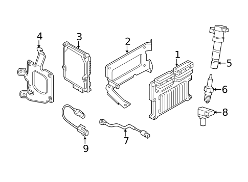 Ignition System for 2014 Kia Sorento #0