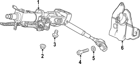 Steering Column Assembly for 2022 Honda Civic #0