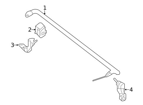 Stabilizer Bar & Components for 2013 Nissan Altima #1