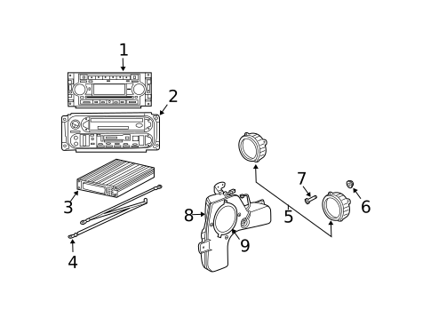 Sound System for 2007 Dodge Durango #0