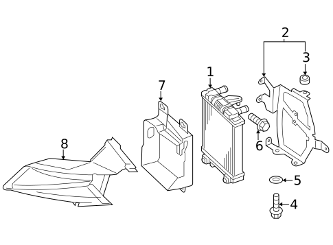 Radiator & Components for 2016 Audi A8 Quattro #2