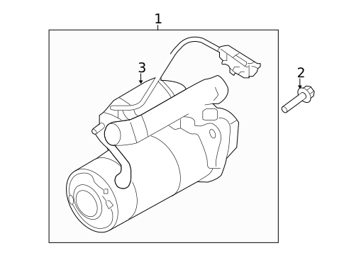 Starter for 2011 INFINITI M56 #0