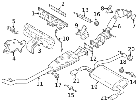 Exhaust Manifold for 2015 Volvo S60 #0