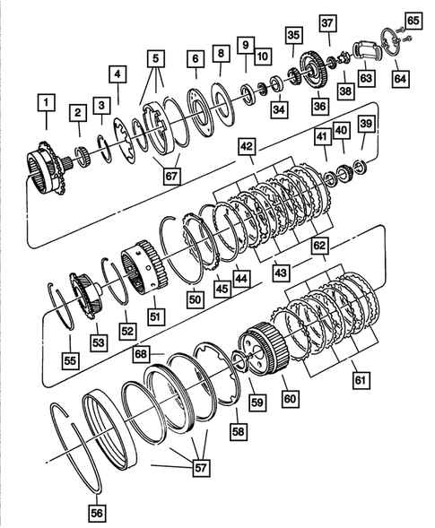 Gear Train for 2005 Chrysler Pacifica #0