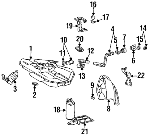 Senders for 1998 Toyota Tercel #0