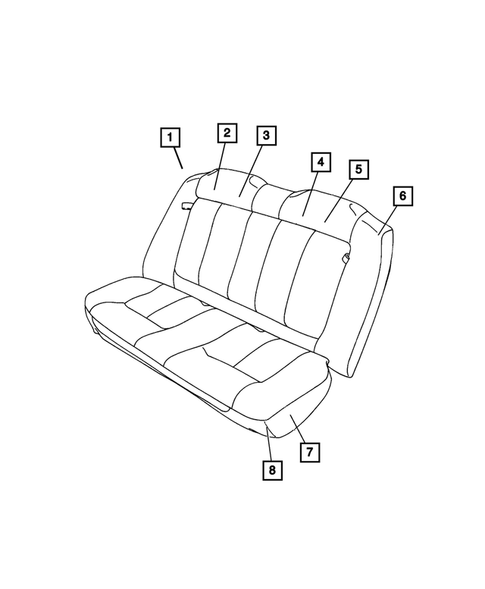Rear Seats-Folding for 2003 Dodge Neon #5
