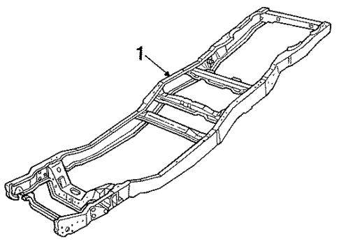 Frame & Components for 1990 Ford F-150 #1