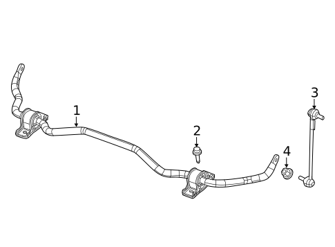 Stabilizer Bar & Components for 2022 Jeep Cherokee #0