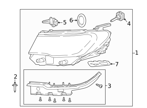 Headlamp Components for 2020 Jeep Compass #1