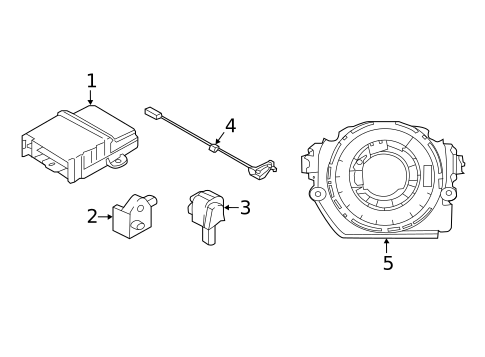 Air Bag Components for 2023 BMW X2 #1