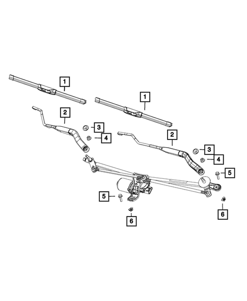 Wiper and Washer System for 2018 Ram 2500 #1