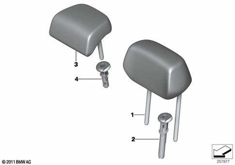 Rear Seat for 2014 BMW 320iX #2