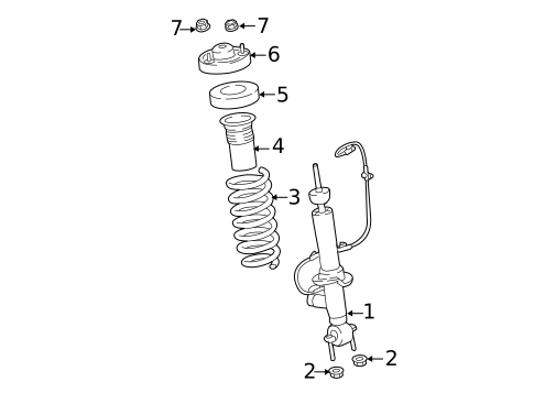 Struts & Components for 2023 Ford Expedition #2