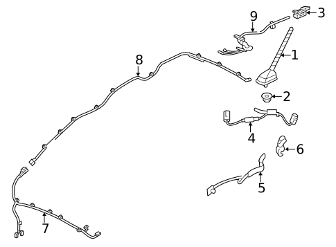 Antenna & Radio for 2014 Hyundai Veloster #0