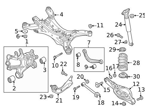 Rear Suspension for 2015 Mazda CX-5 #1