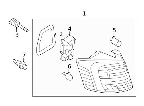 Tail Lamps for 2015 Volkswagen Jetta #1