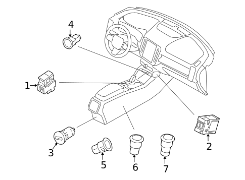 Parking Brake for 2019 Volvo XC40 #0