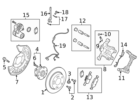 Rear Brakes for 2024 Mazda 3 #1